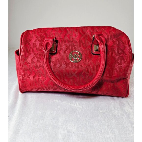 NX Red Top Handle Handbag - Picture 1 of 8
